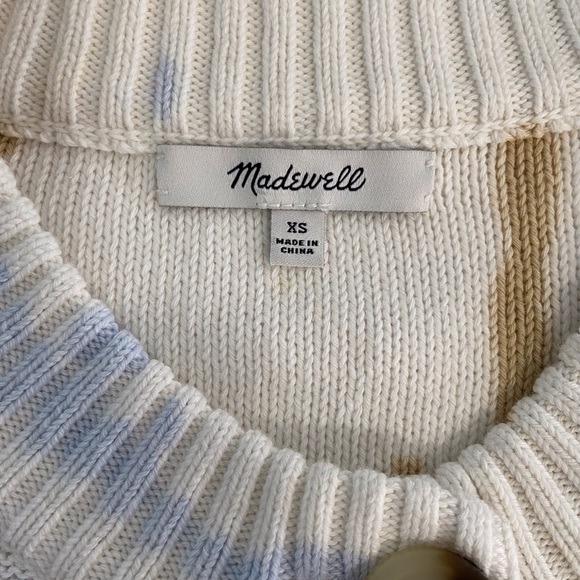 Madewell Tie Dye Broadway Cardigan Sweater - Picture 8 of 10